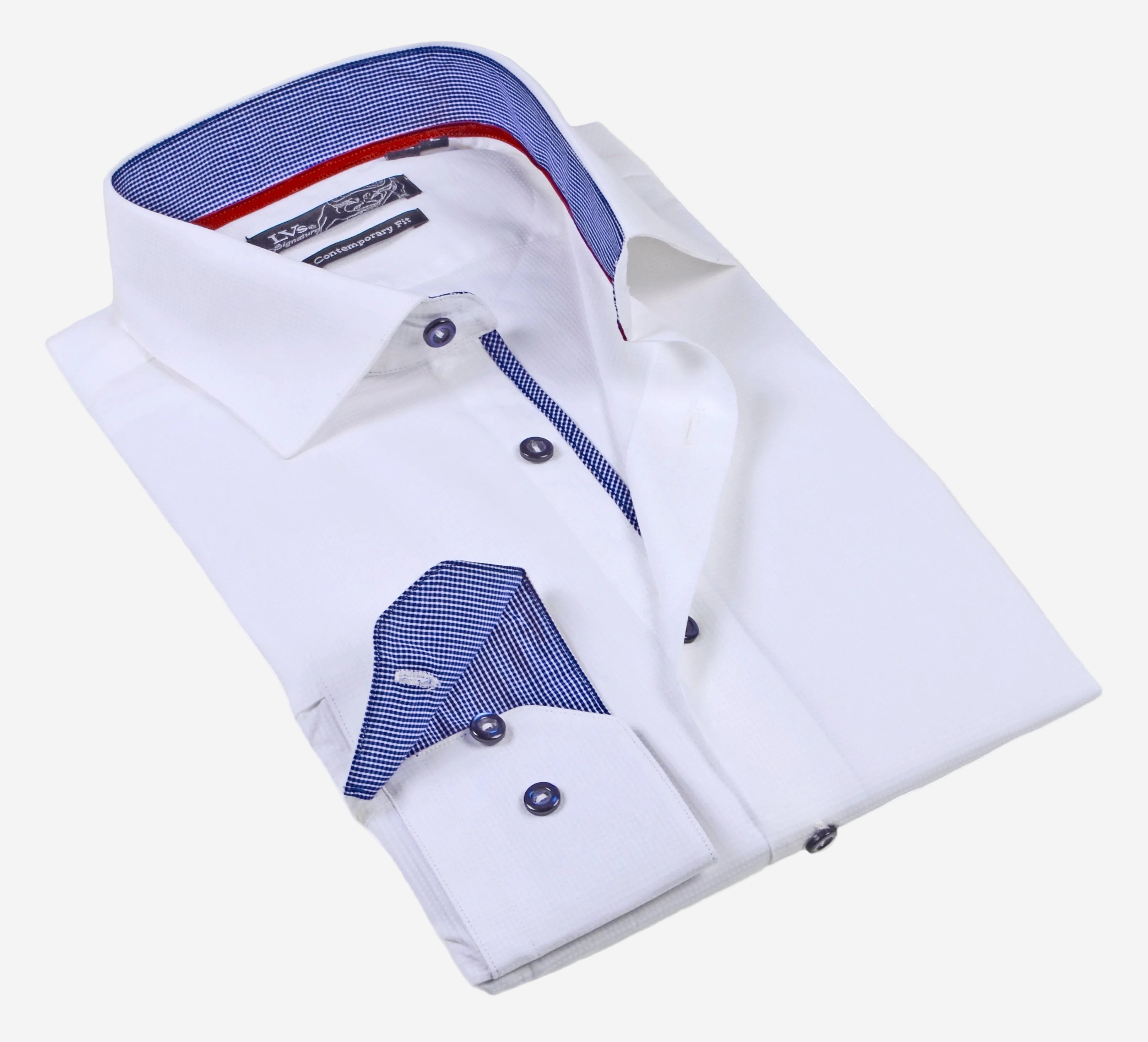 Big & Tall Shirt (5XLT) with Contrast Details