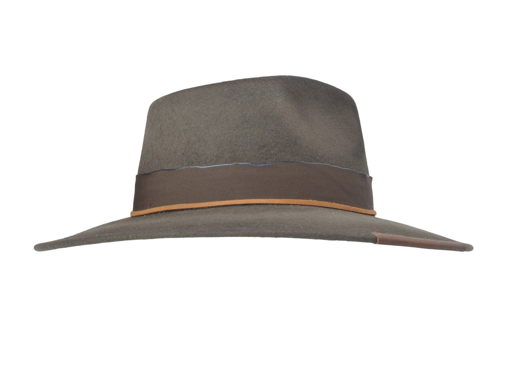Saggy Wool Felt Fedora