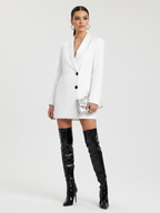 Black And White Women's Suit Jacket Wall Street BYMANYC New York
