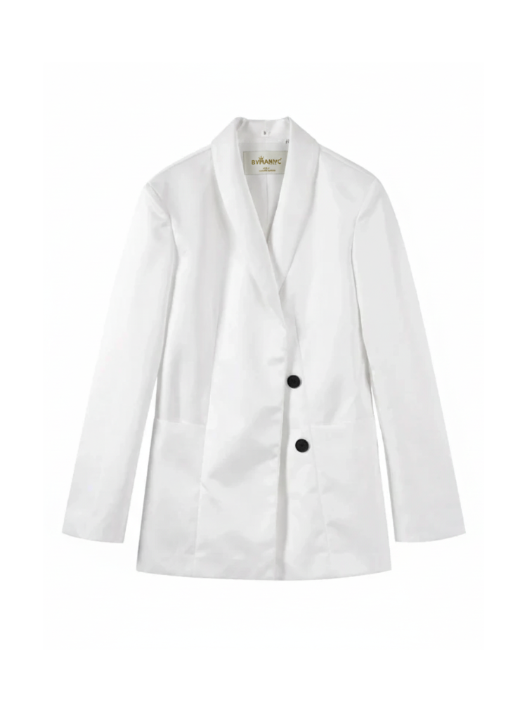 Black And White Women's Suit Jacket Wall Street BYMANYC New York