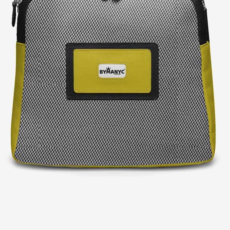 Black & Yellow Vegan Backpack BYMANYC ® New York