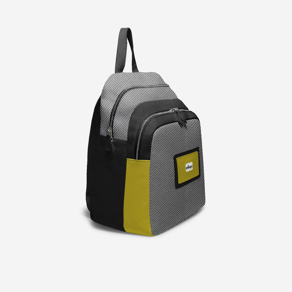 Black & Yellow Vegan Backpack BYMANYC ® New York
