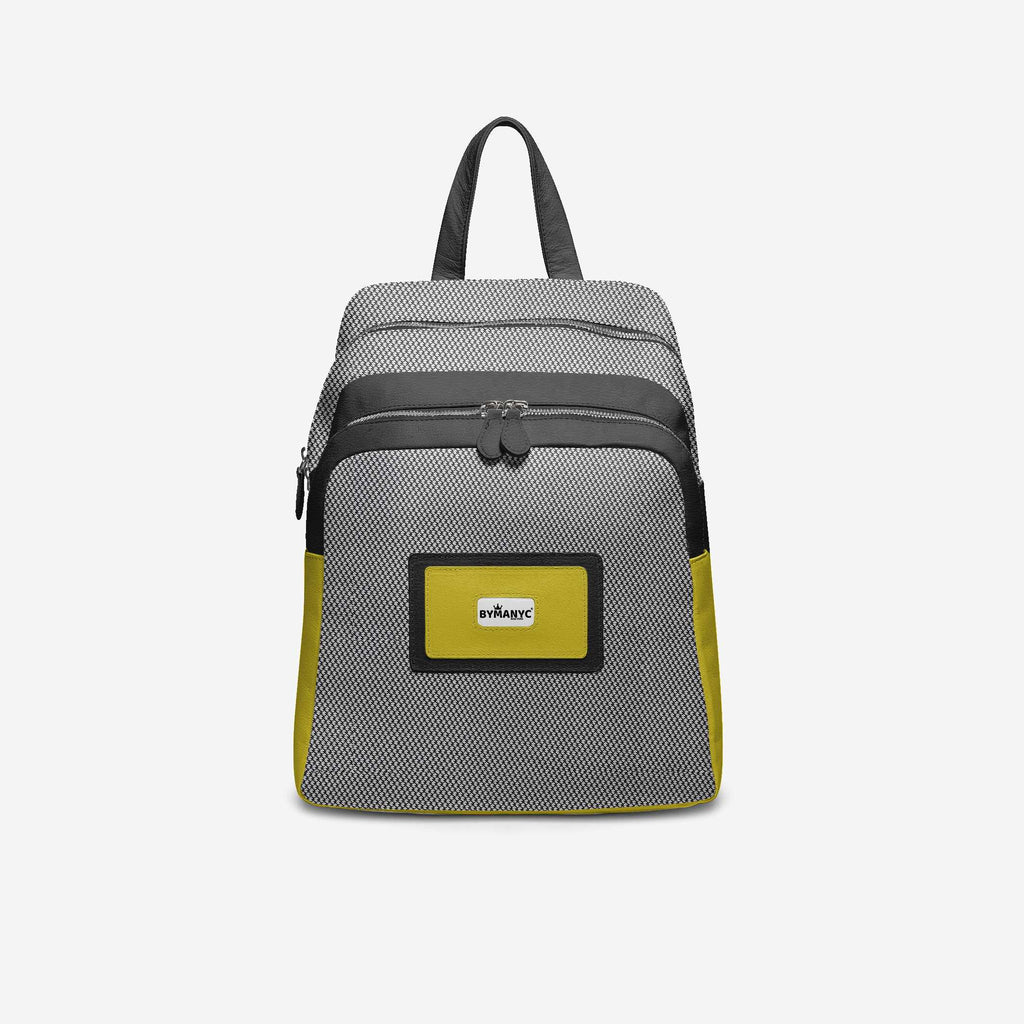Black & Yellow Vegan Backpack BYMANYC ® New York