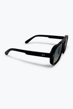 Black Gradient Lens Oversize Square Frame Sunglasses
