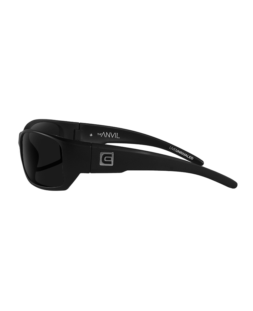 The Anvil Sunglasses | Black/Black
