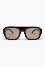 Black Oversized Square Frame Sunglasses