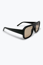 Black Oversized Square Frame Sunglasses
