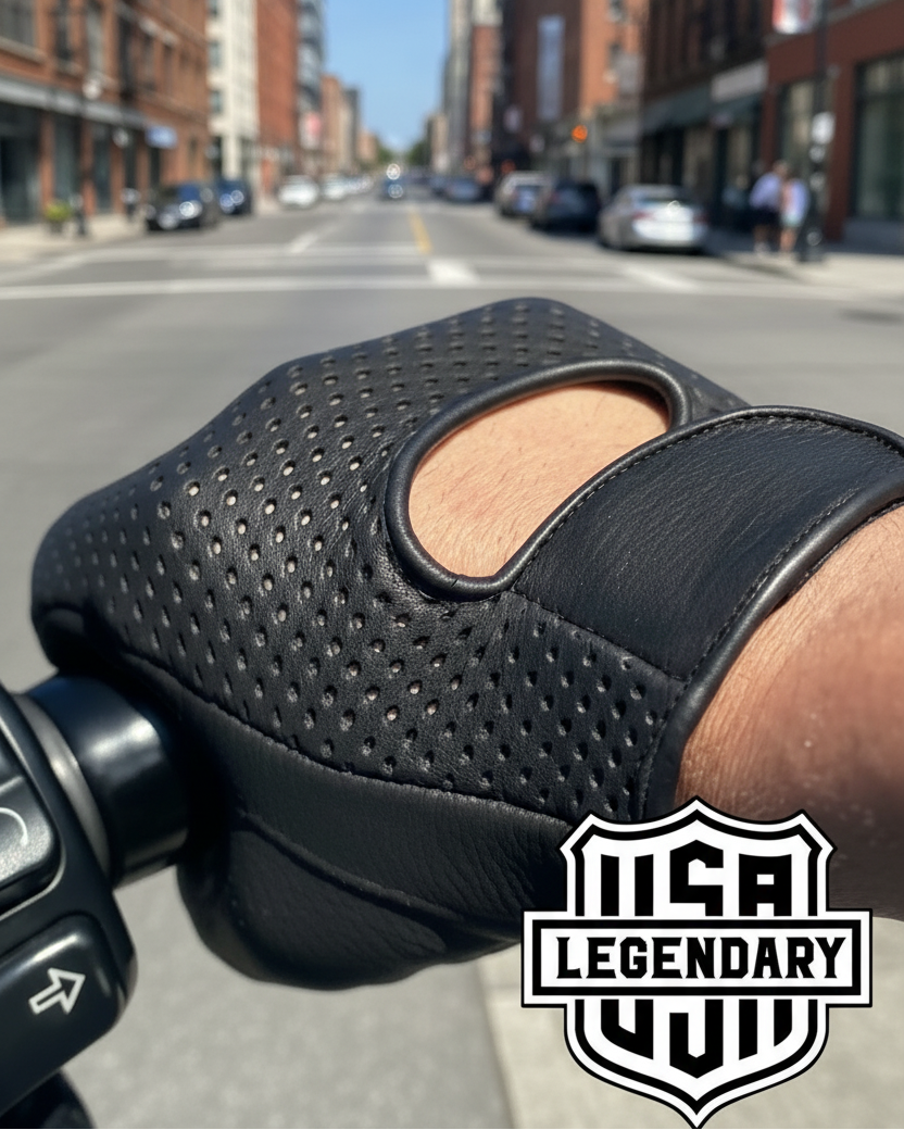 Legendary Deerskin Fingerless Gloves