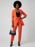 Blazer Tie-Waist Tribeca | Women - BYMANYC ® New York