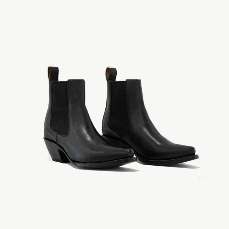 The Sandra Boot in Matte Black