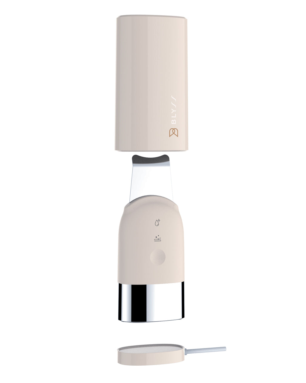 Blyss Iris Ultrasonic Facial Scrubber & Skin Spatula