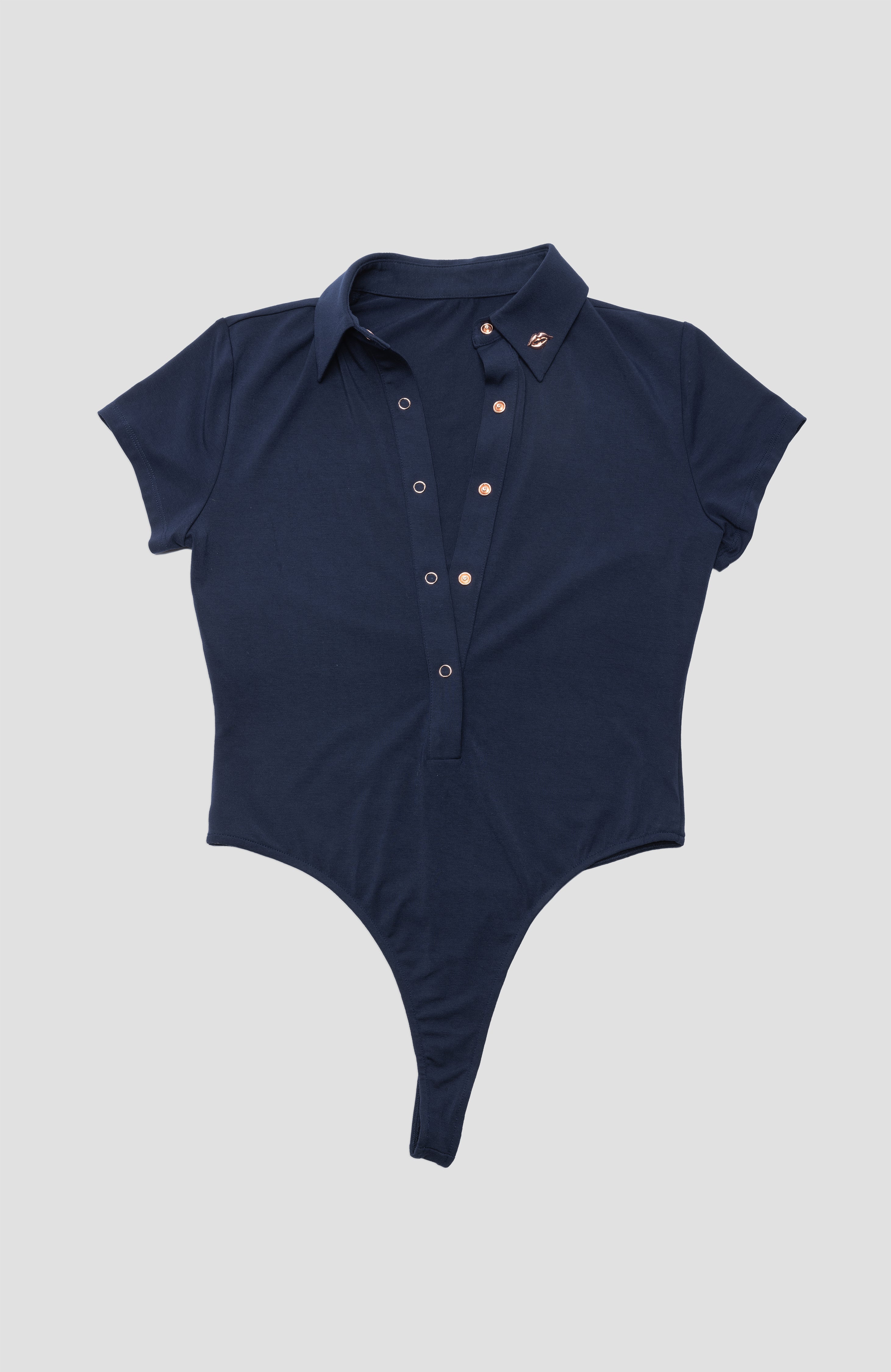 Foreplay Women’s Short-Sleeve Golf Polo Bodysuit