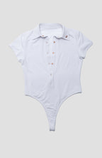 Foreplay Women’s Short-Sleeve Golf Polo Bodysuit