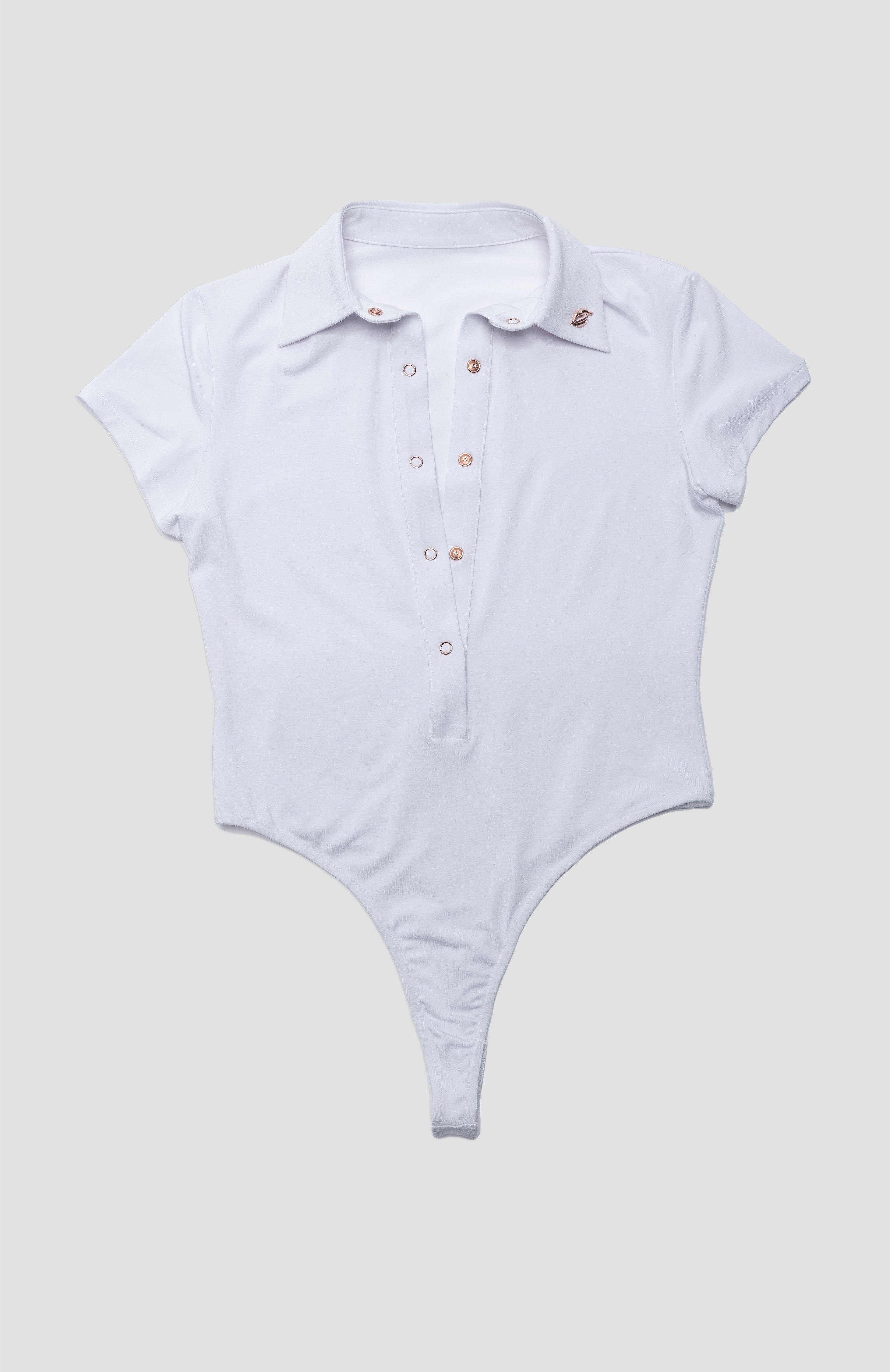 Foreplay Women’s Short-Sleeve Golf Polo Bodysuit