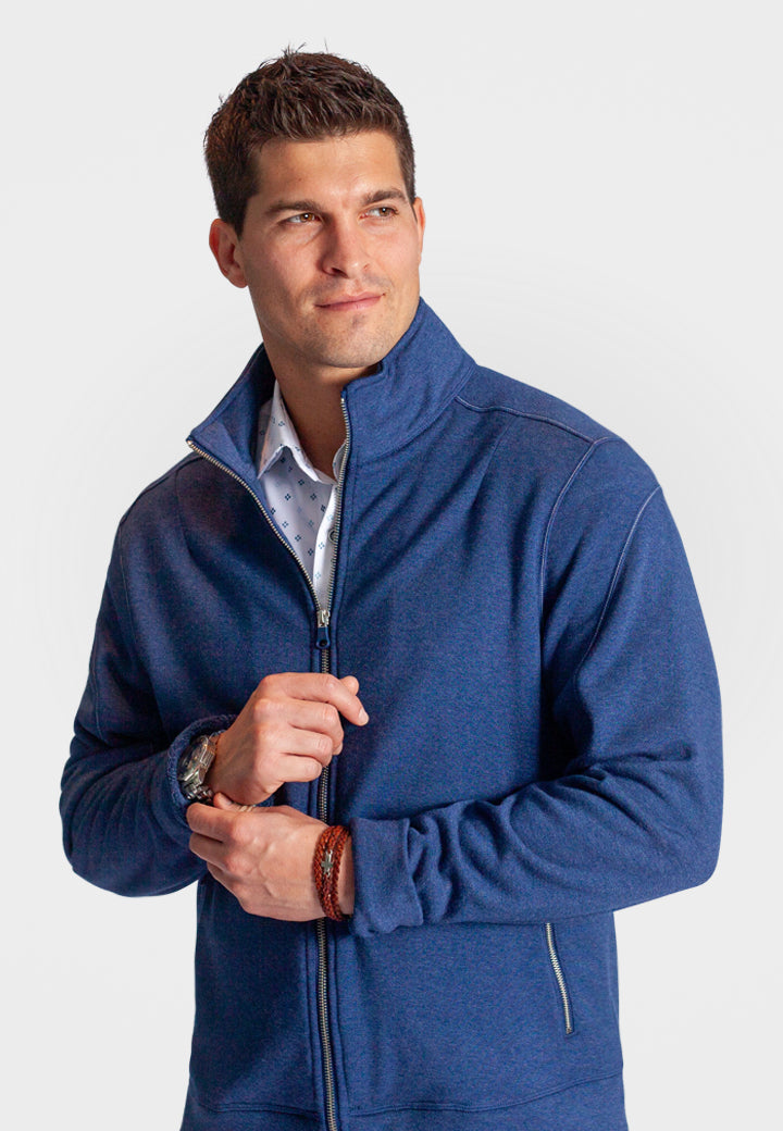 Breckenridge Full-Zip Sweatshirt | Tokyo Blue
