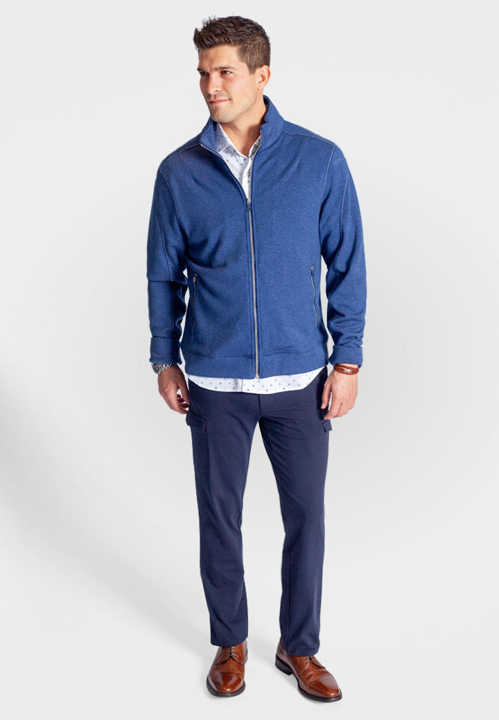 Breckenridge Full-Zip Sweatshirt | Tokyo Blue