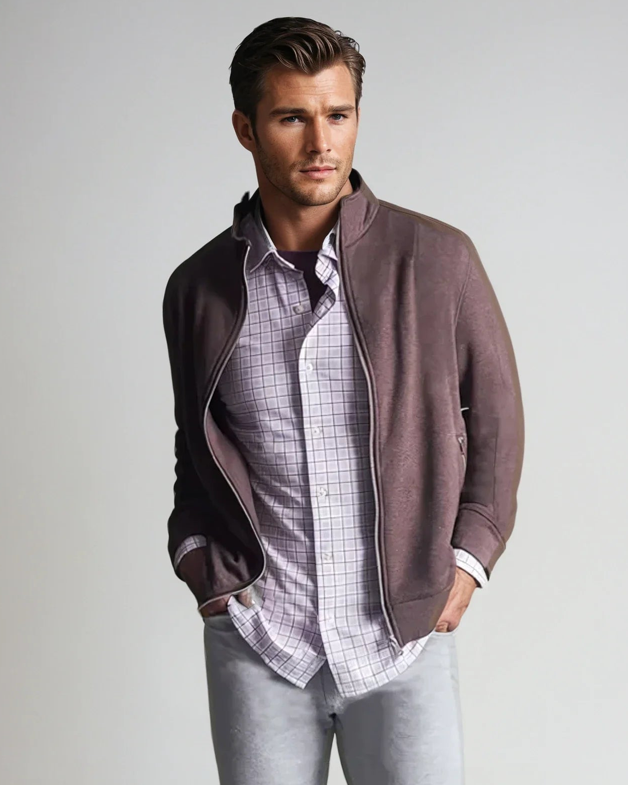 Breckenridge Full-Zip Sweatshirt | Espresso