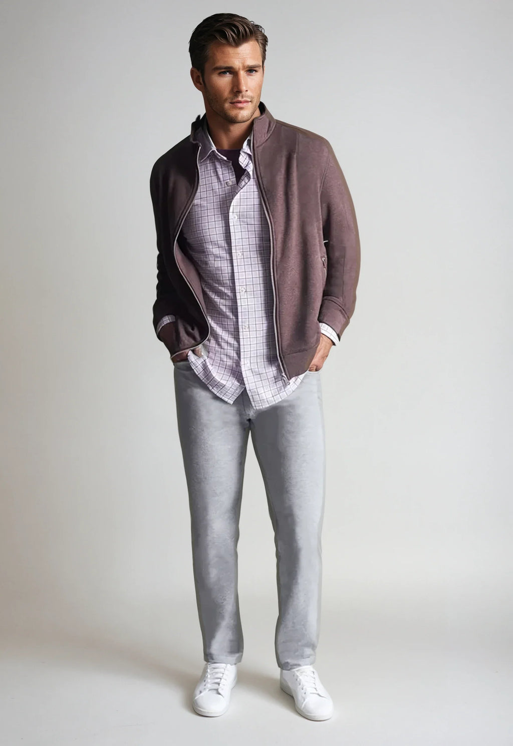 Breckenridge Full-Zip Sweatshirt | Espresso