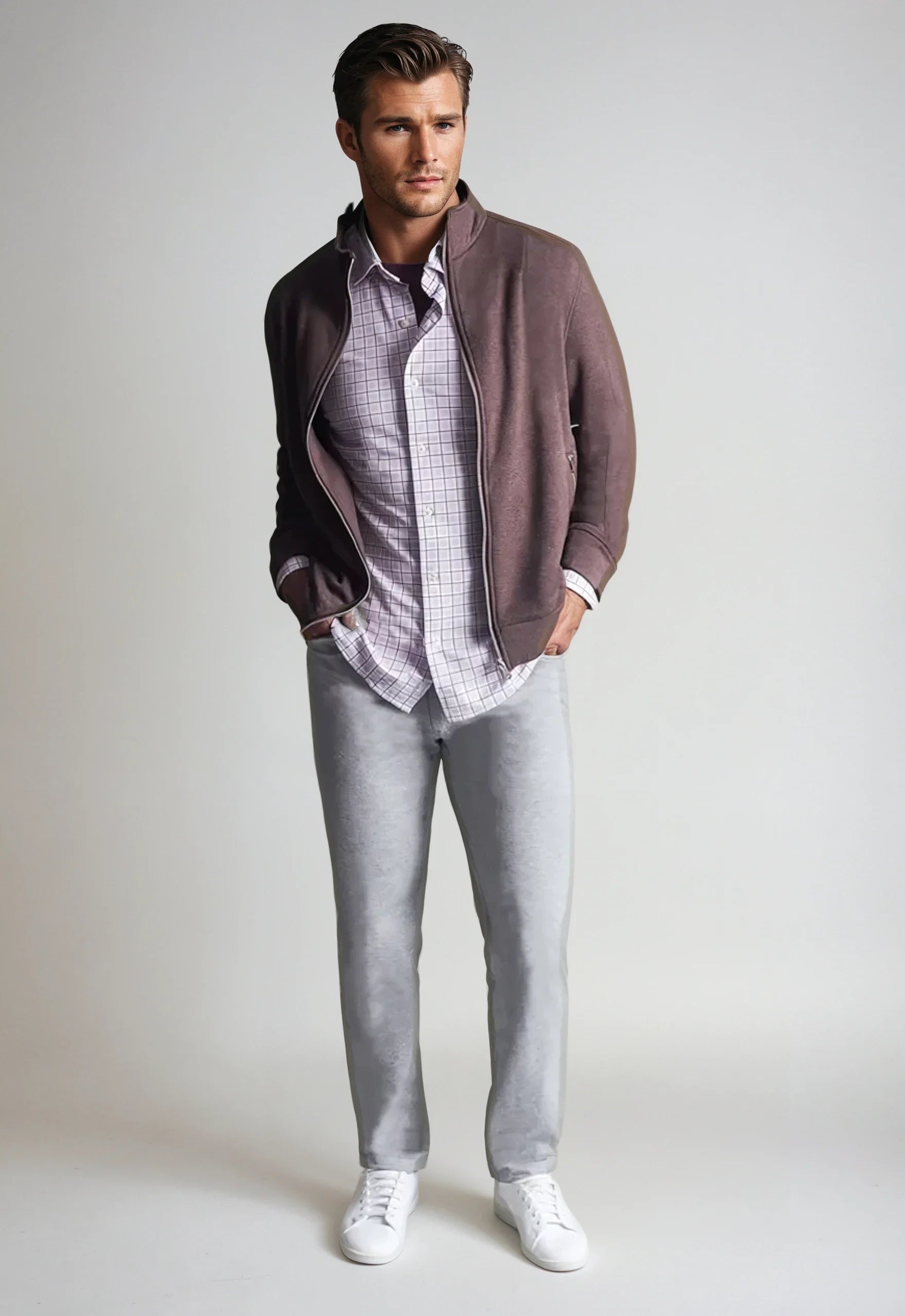 Breckenridge Full-Zip Sweatshirt | Espresso