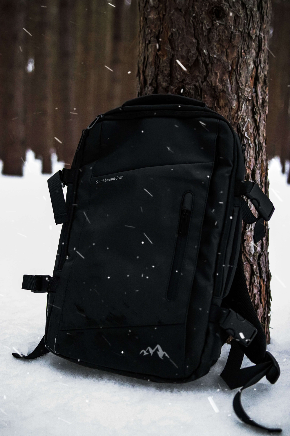 'Voyager' Expandable Backpack 26L/38L with Built-In Rain Coat