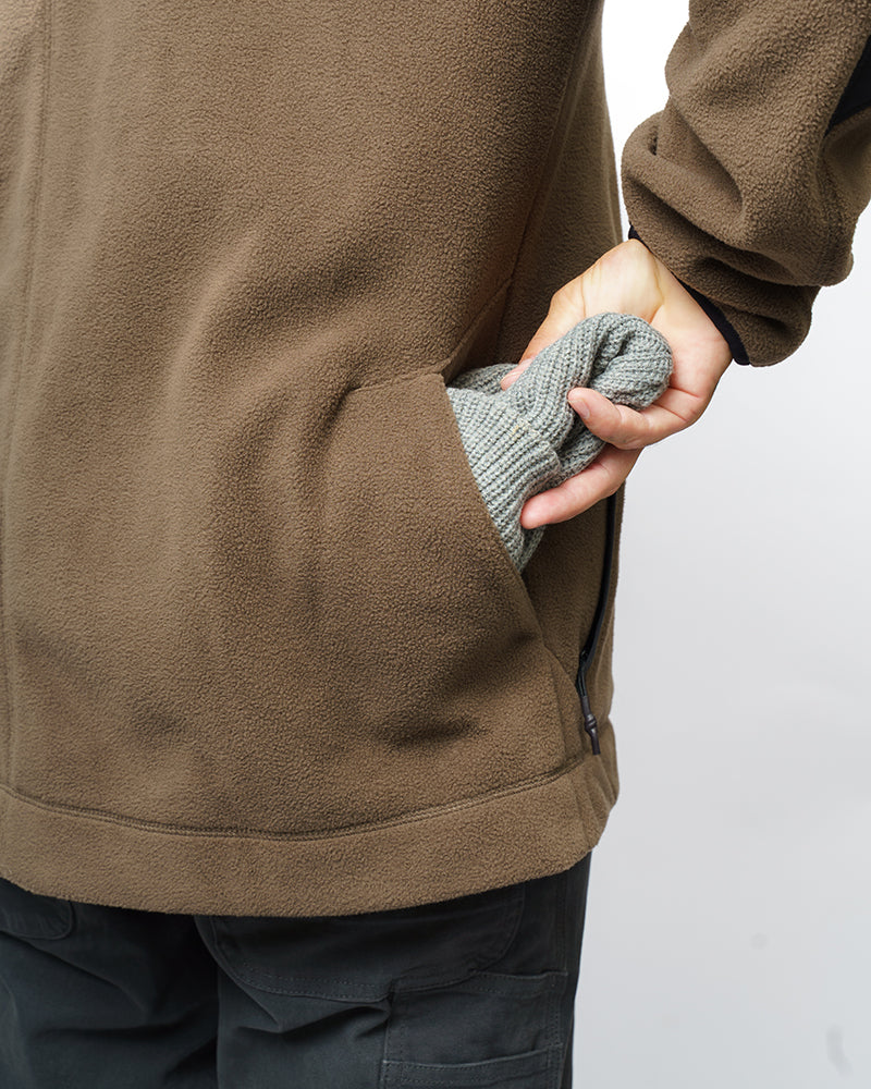 Bruin Fleece Zip Up | Major Brown