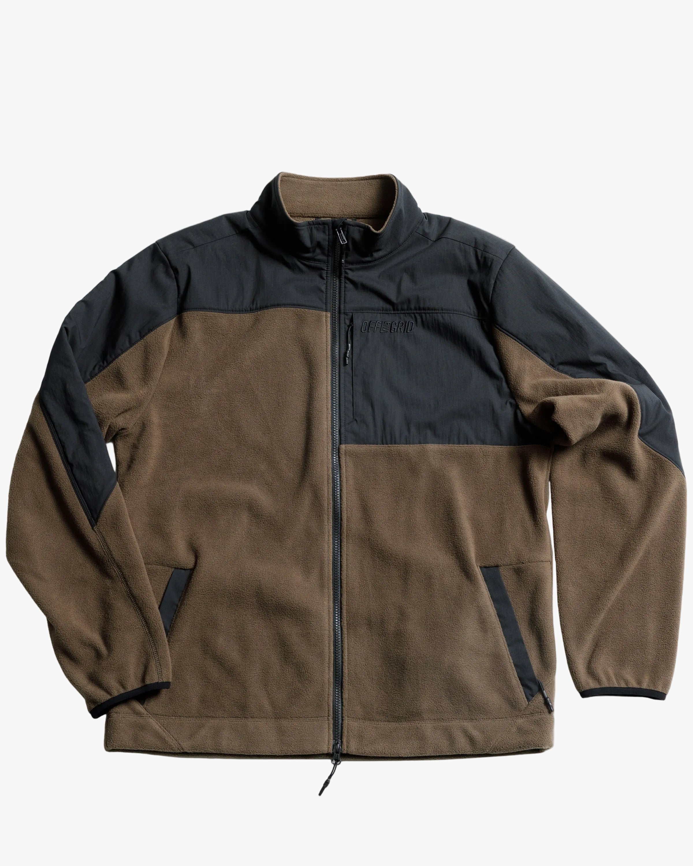 Bruin Fleece Zip Up | Major Brown