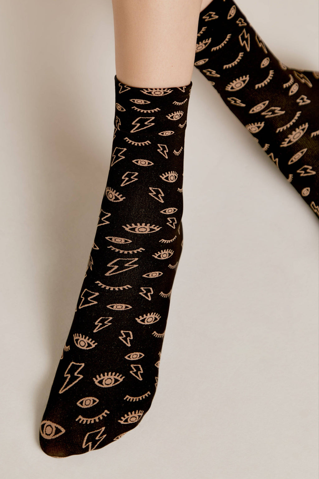 Eyes & Moon Socks Conte Fantasy