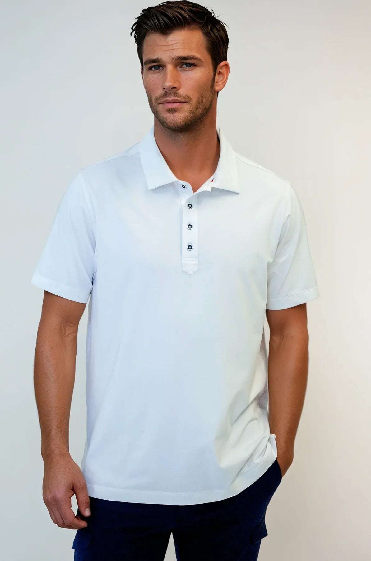 Buki Cinqo Polo 2-Pack | White/Julep