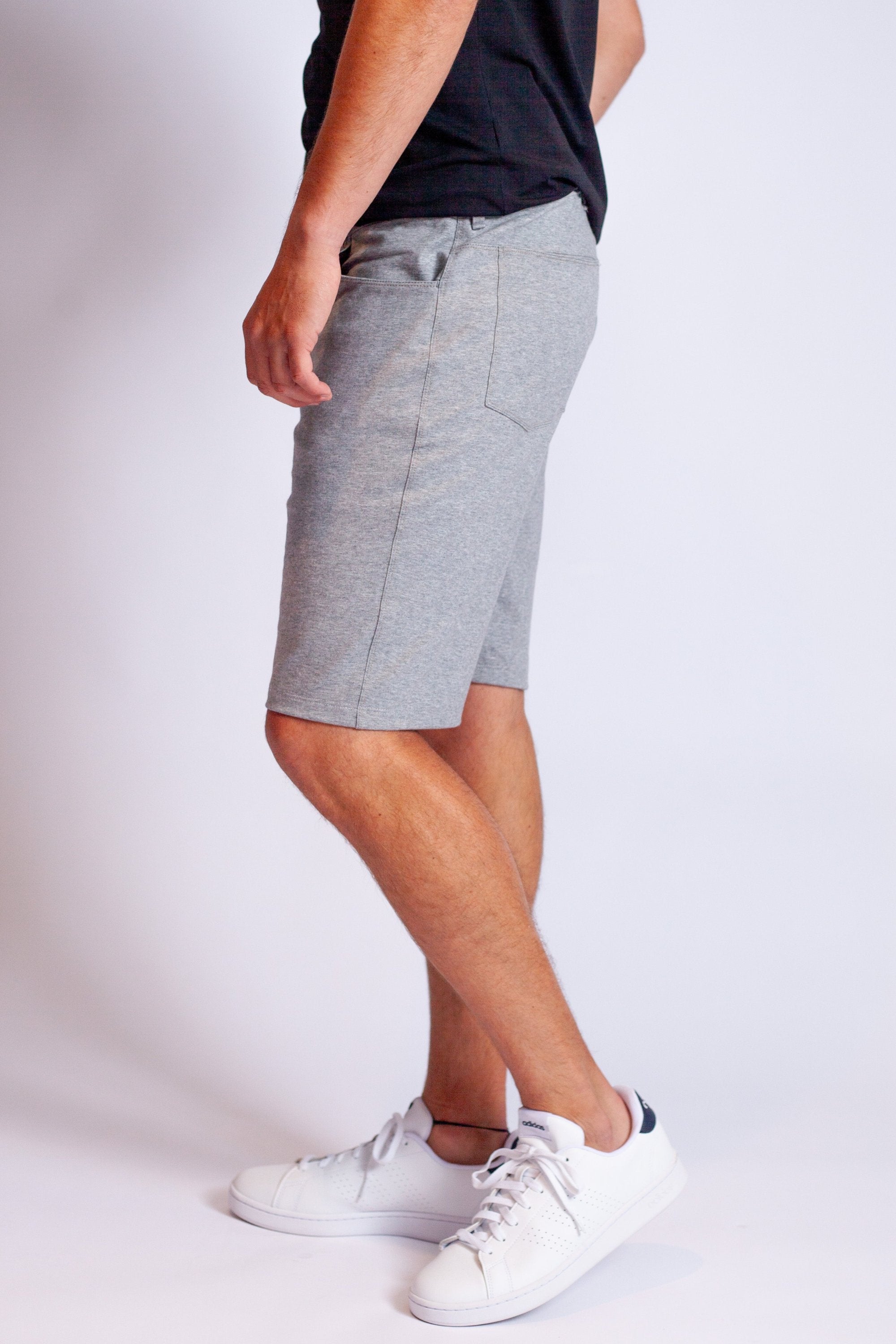 High-Five Tech Shorts | Heather Grey