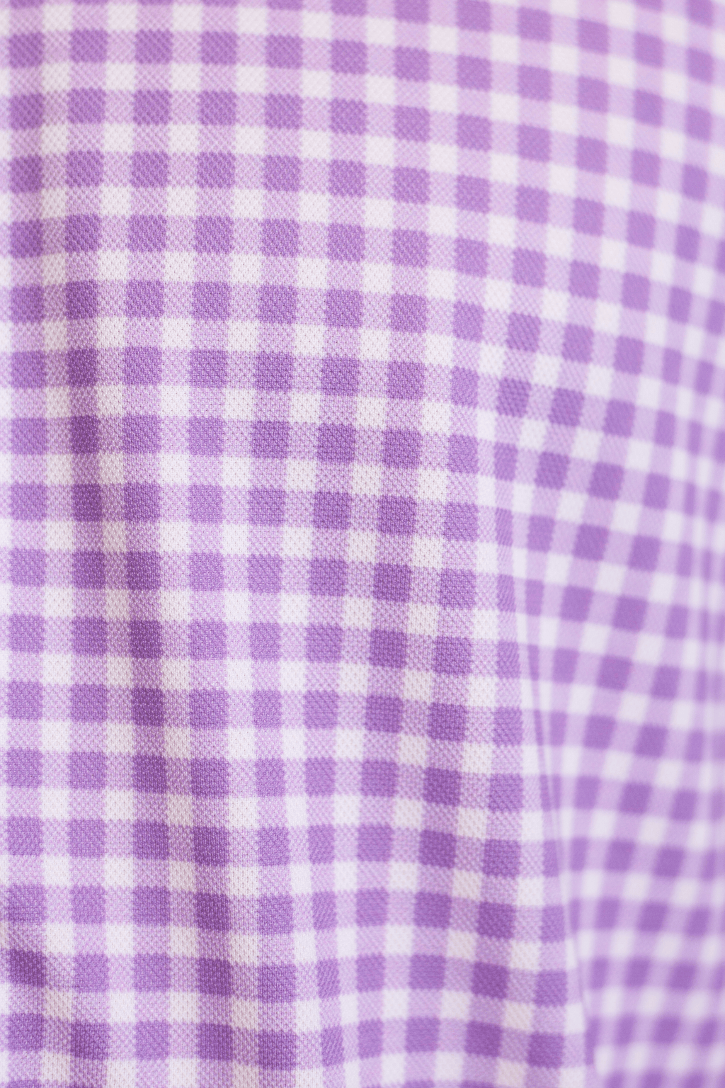 Mauro Long Sleeve Check Tech Shirt | Lavender