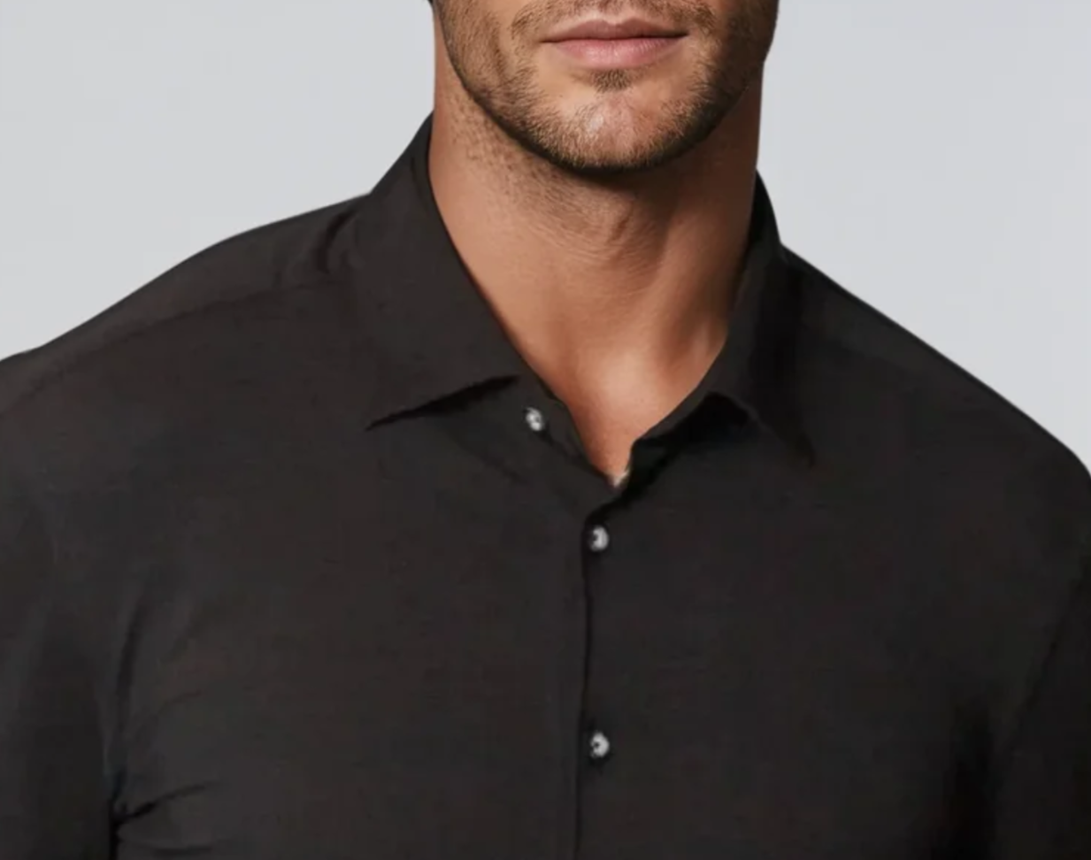 Cinqo 'Single Shot' Long Sleeve Shirt | Black