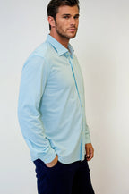 Studio Dot Long Sleeve Tech Shirt | Teal