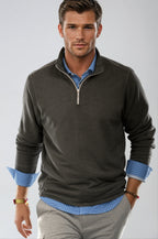 Swiss Check Long Sleeve Tech Shirt | Blue
