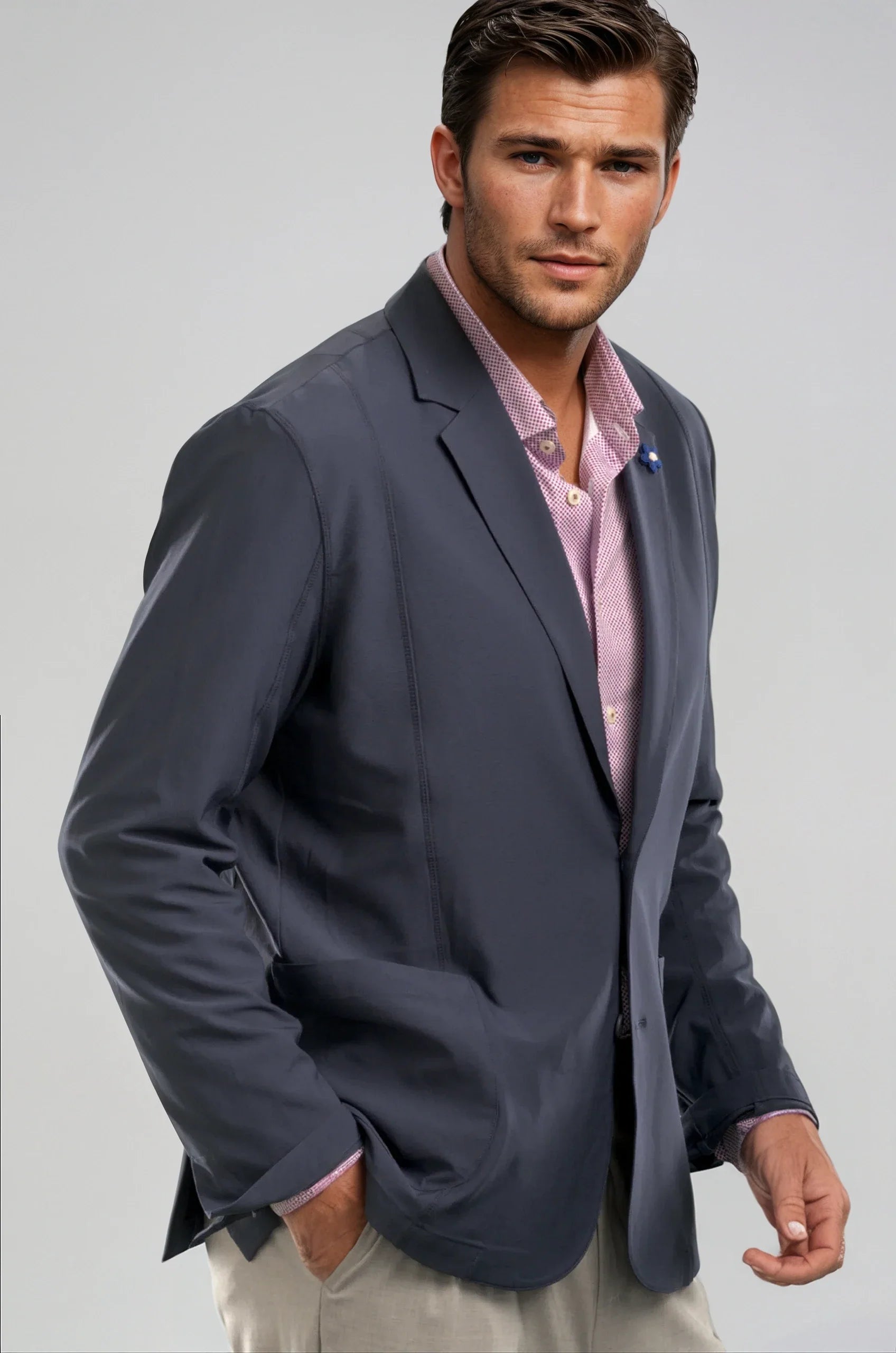 Buki Tech Travel Blazer | Navy