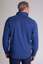 Voey Quarter Zip Sweatshirt - Tokyo Blue