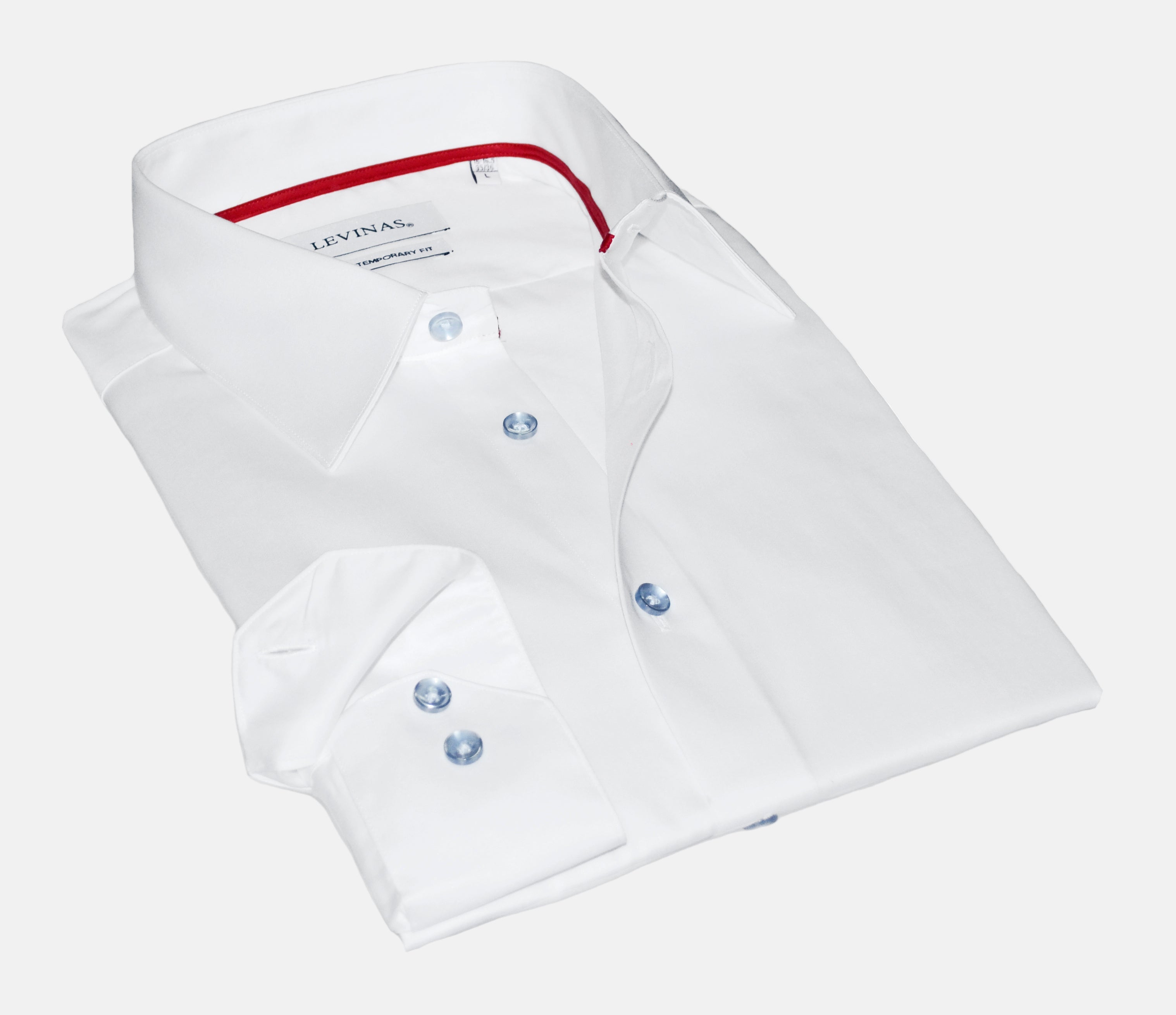Men's Button-Up Shirt White | Contemporary Fit