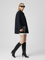 Button Jacket Dark Blue | Upper East Side