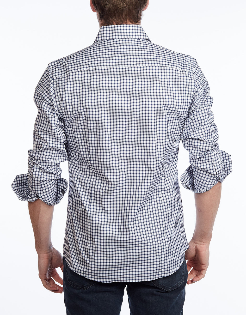 Button-Up Shirt with Contrast Trimming | Contemporary Fit