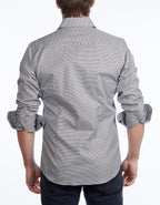 Button-Up Shirt with Contrast Trimming | Contemporary Fit