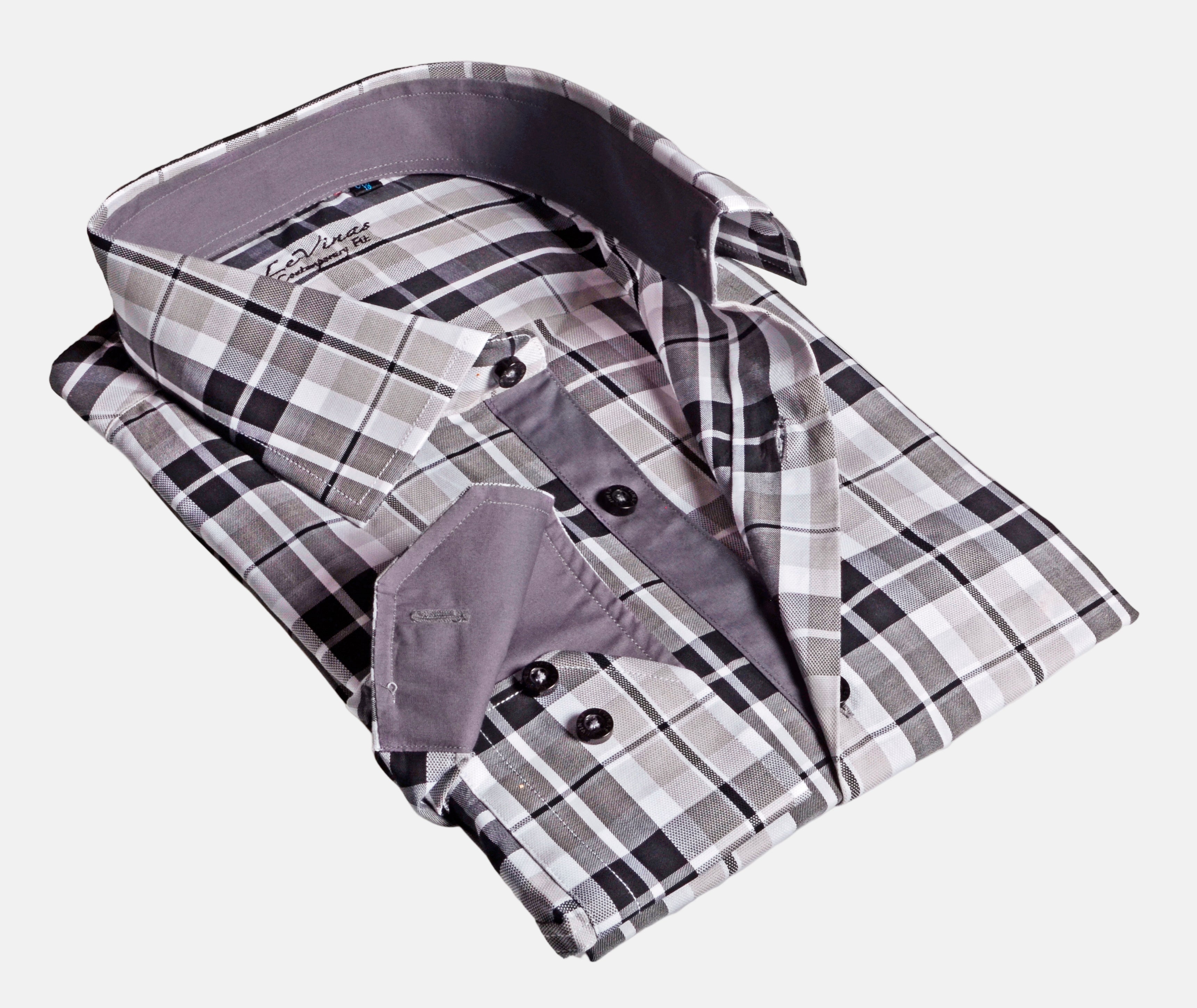 Button-Up Checkered Shirt | Contemporary Fit