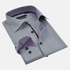 Button-Up Shirt with Contrast Trimming | Contemporary Fit