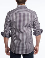 Button-Up Shirt I Charcoal | Contemporary Fit