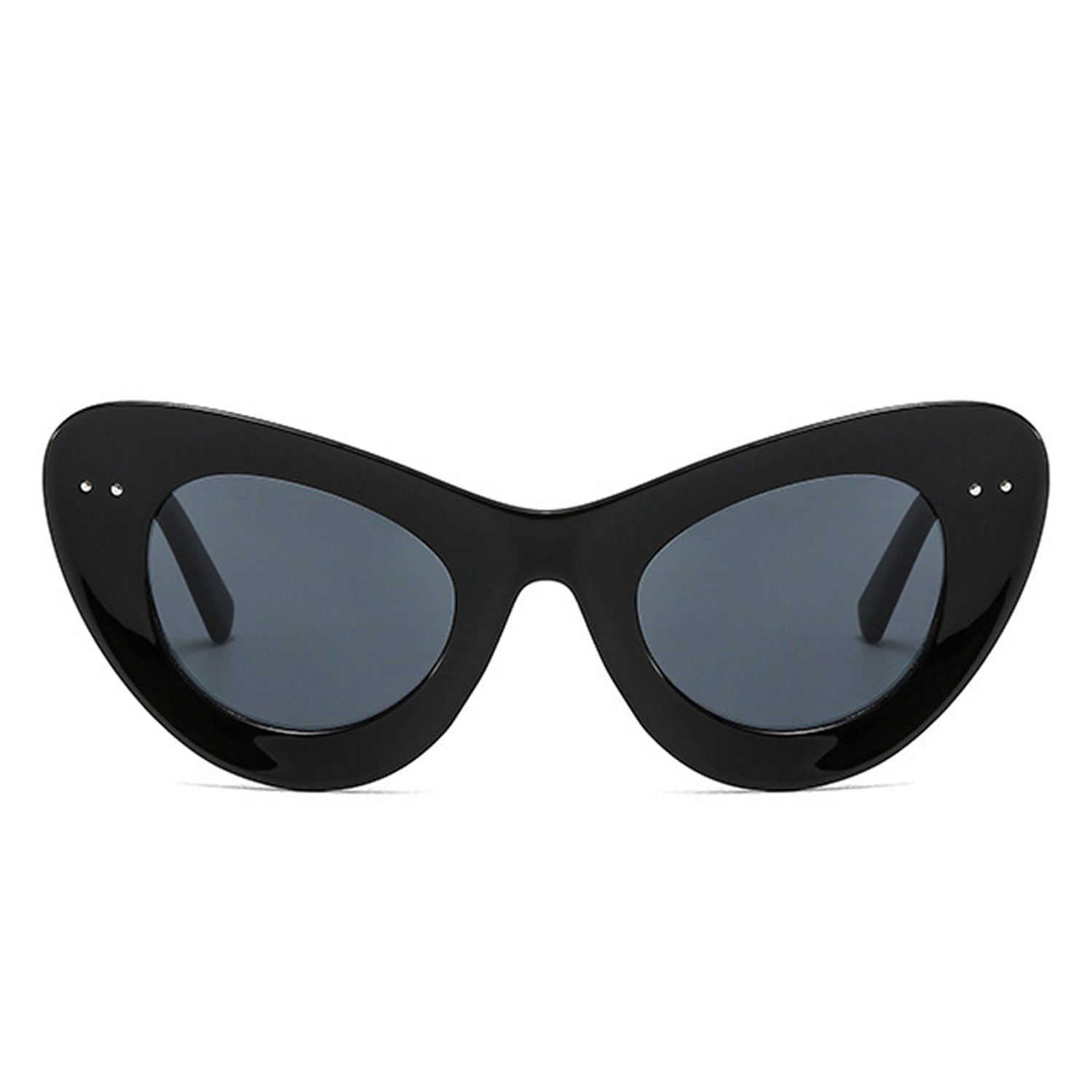Luminara Retro Round Cat Eye Women Fashion Sunglasses