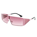 Vortex Square Wrap-Around Retro Rectangle Fashion Sunglasses