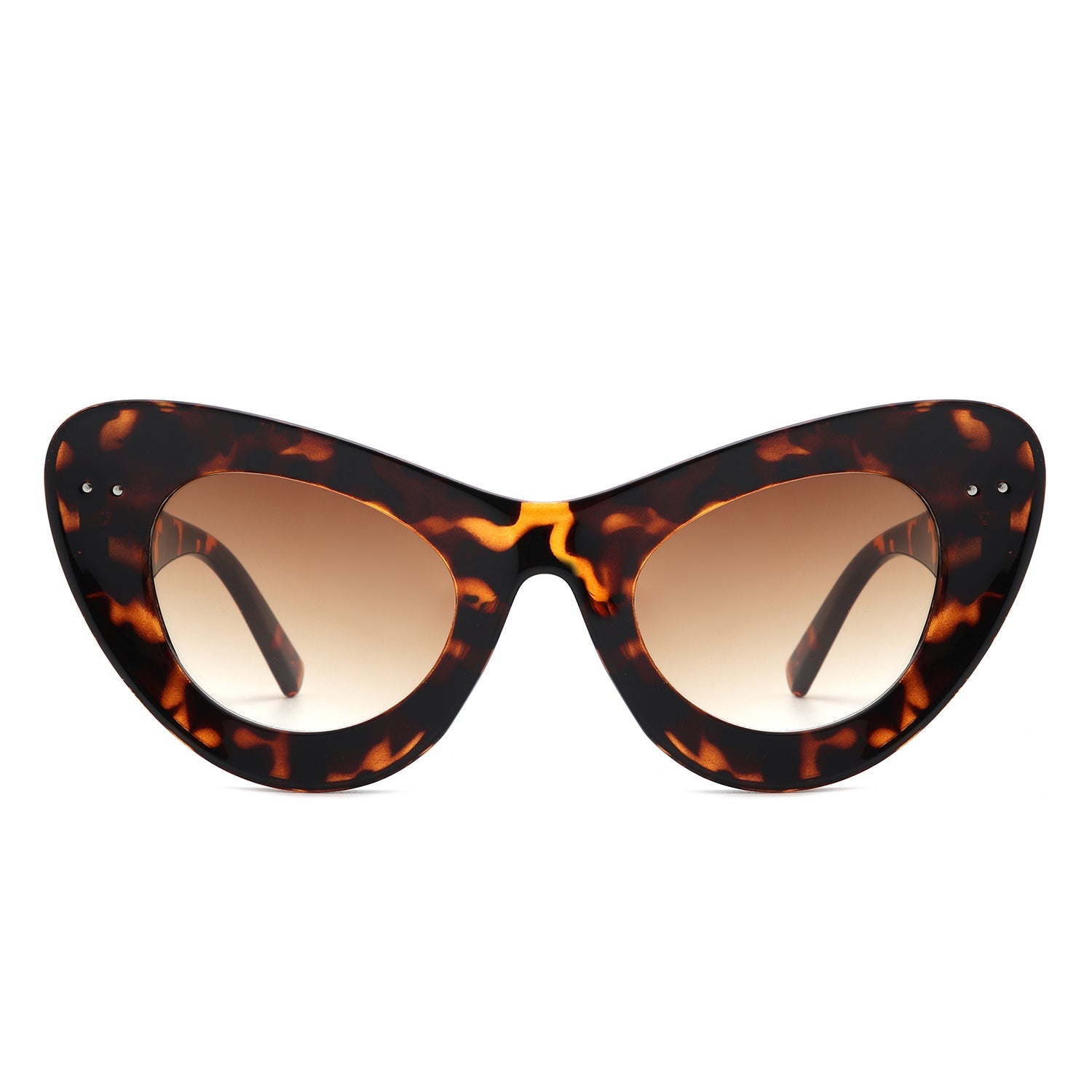 Luminara Retro Round Cat Eye Women Fashion Sunglasses