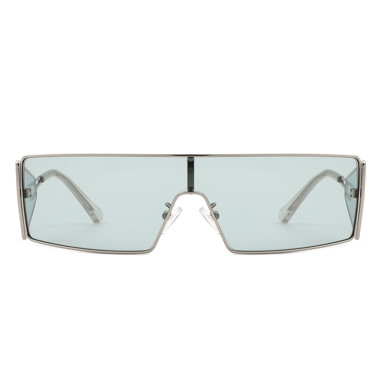 Vortex Square Wrap-Around Retro Rectangle Fashion Sunglasses