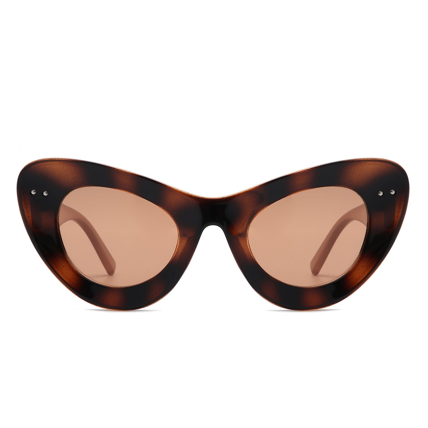 Luminara Retro Round Cat Eye Women Fashion Sunglasses