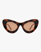 Luminara Retro Round Cat Eye Women Fashion Sunglasses