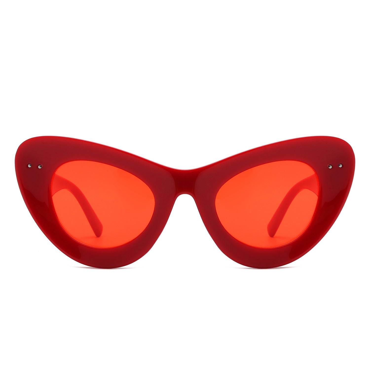 Luminara Retro Round Cat Eye Women Fashion Sunglasses