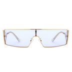 Vortex Square Wrap-Around Retro Rectangle Fashion Sunglasses
